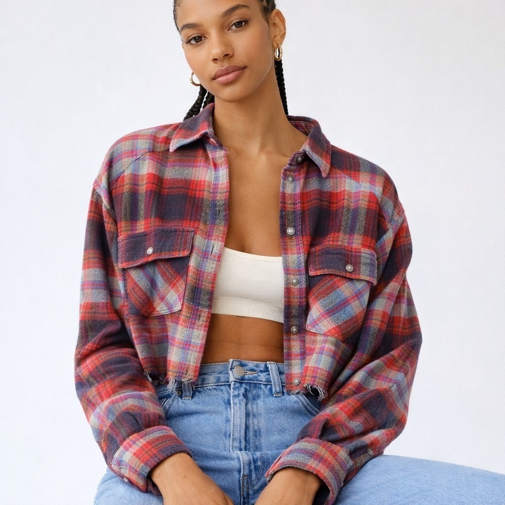 BDG Multicolor Plaid Shirt